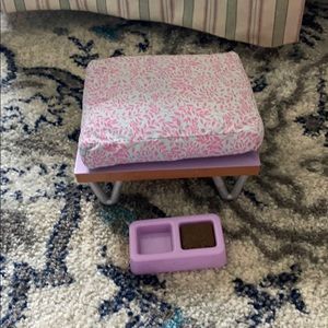 American Girl Sleep and Snack Pet Bed